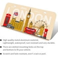 thumbnail image 3 of Britain and London Icon License Plate, BB Car Front License Plates with 4 Holes, Metal Car Plate, Novelty License Plate, 6 * 12 inches, 3 of 14