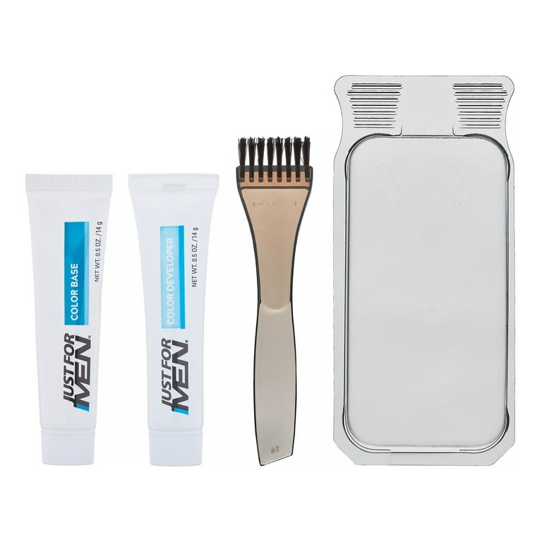 Just For Men Brush-In Color Gel, Mustache & Beard, Medium Brown M-35, 1 kit