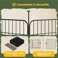 thumbnail image 5 of Yaheetech 16 Panels Foldable Metal Puppy Fence with Door, 23.6″ H, Black, 5 of 9