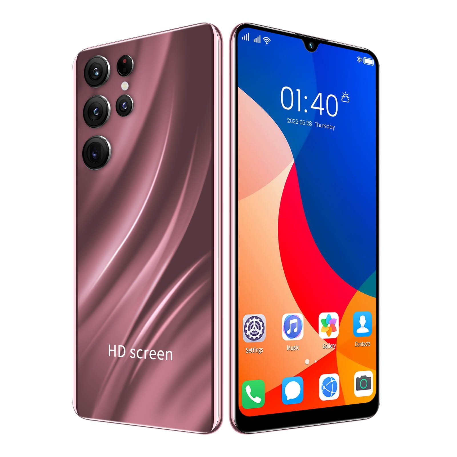 FYTPOV Android Phone, S22, Unlocked Android Smartphone, 8GB ROM+1GB RAM Android Phone, 6.52 IN Full HD Cell Phone, 2MP Rear Camera System, 2000mAh Phone Mobile Phone, Cell Phones Unlocked