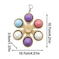 Light Up Squishy Dumpling Mechanical Push Button Clicker Random Color ...