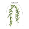 thumbnail image 3 of Qwtwty Christmas Garland for Mantle, Real Touch WFaux Needles Garland for Stairs Railing Fireplace Outdoor Indoor Wall, 3 of 7