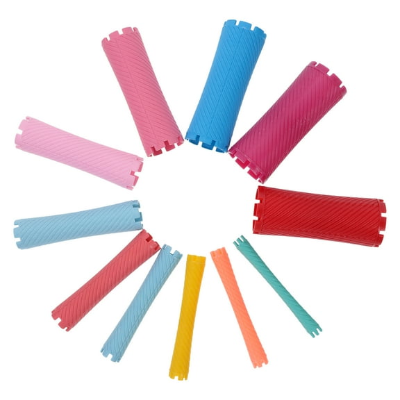 Pawsdot Salon Perm Rods Assorted Color ABS Rubber Easy Grip Curling Tools