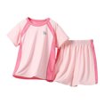 thumbnail image 4 of Rhythmode Girls Boys Two Piece Quick Dry Athletic Set Short Sleeve Crew Neck Shirt Shorts Kids Workout Activewear Outfit, 4 of 9