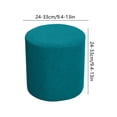 thumbnail image 3 of Oefntac Housse Extensible pour Tabouret Rond en Tissu Doux et Imperméable, Housse pour Pouf Lavable, Coiffeuse, Chambre, Salon, 3 of 6