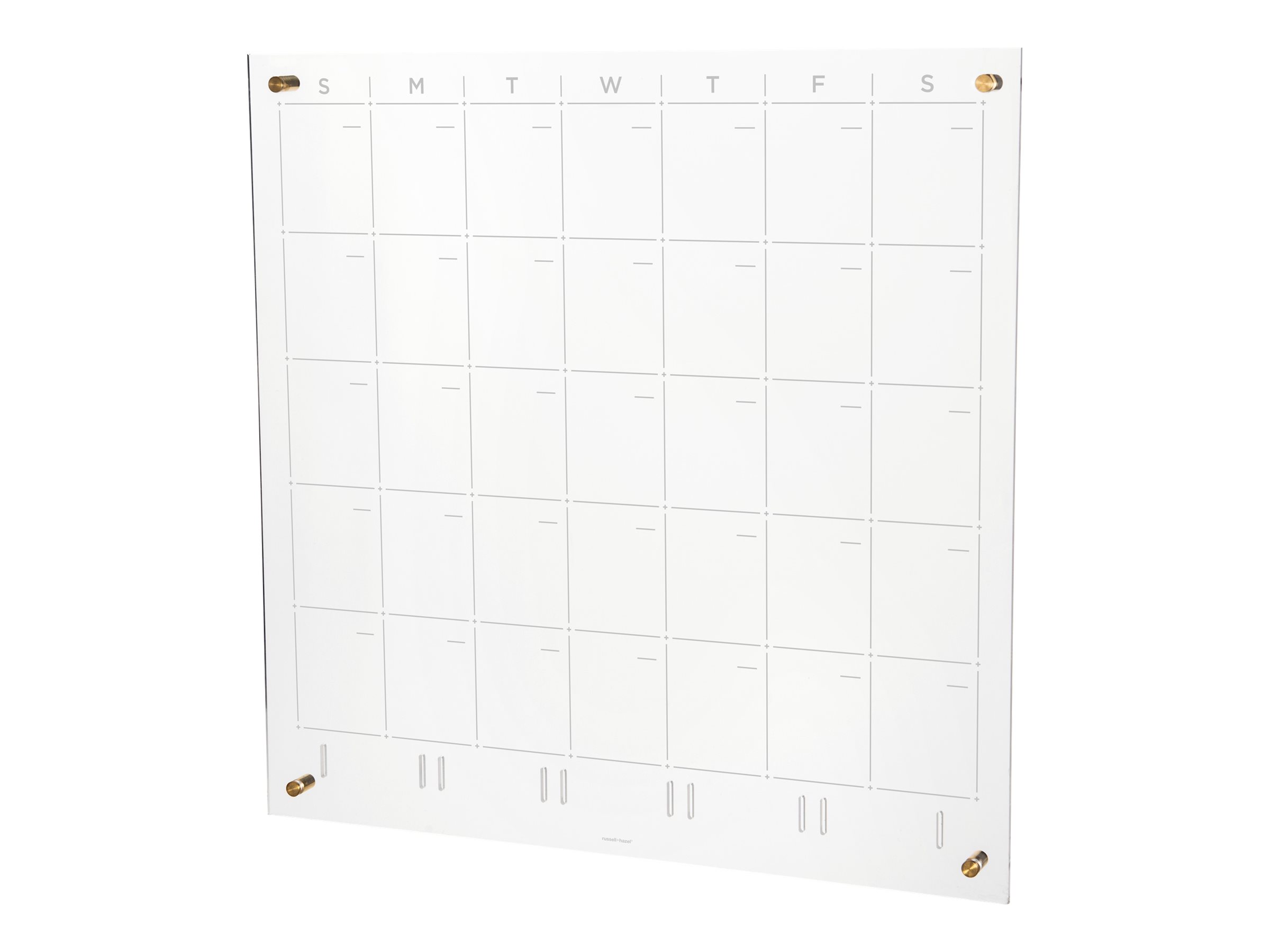 russell+hazel Planner board monthly wall mountable 24.02 in x