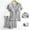 Gray, variant on Women's Maternity Nursing Pajama Sets Short Sleeve Postpartum Pajamas Breastfeeding Pregnancy Clothes