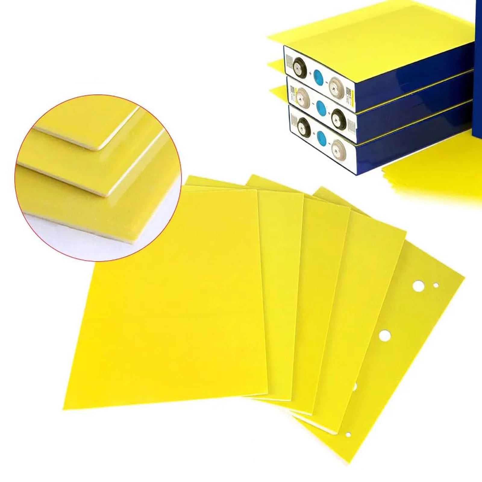 Industrial Epoxy Resin Fiberglass Sheets, Pack of 12pcs Electrical Insulation Epoxy Board for Packs