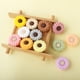 thumbnail image 2 of 5/10pcs/Lot Baby Pacifier Silicone Beads Newborn Accessories Cartoon Sunflower Teether Teething Toys Baby Care Tools Free BPA, 2 of 5