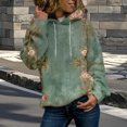thumbnail image 2 of Bovemsi Sweatshirt for Women Women's Love Printing Solid Color Blouse Casual Comfort Hoodie, 2 of 9