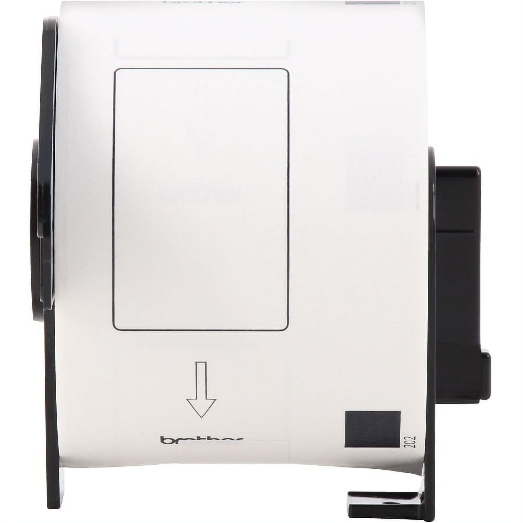 Brother Dk Address Label - 2 2/5" X 3 29/32" Length - Rectangle - Thermal - Paper - 300 / Roll - 1 Each