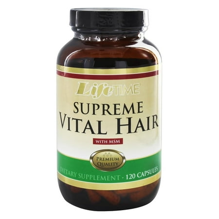 hair supreme msm lifetime vital vitamins capsules walmart