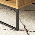 thumbnail image 4 of Jackson 42" Modern Slat Door Coffee Table in English Oak, 4 of 11