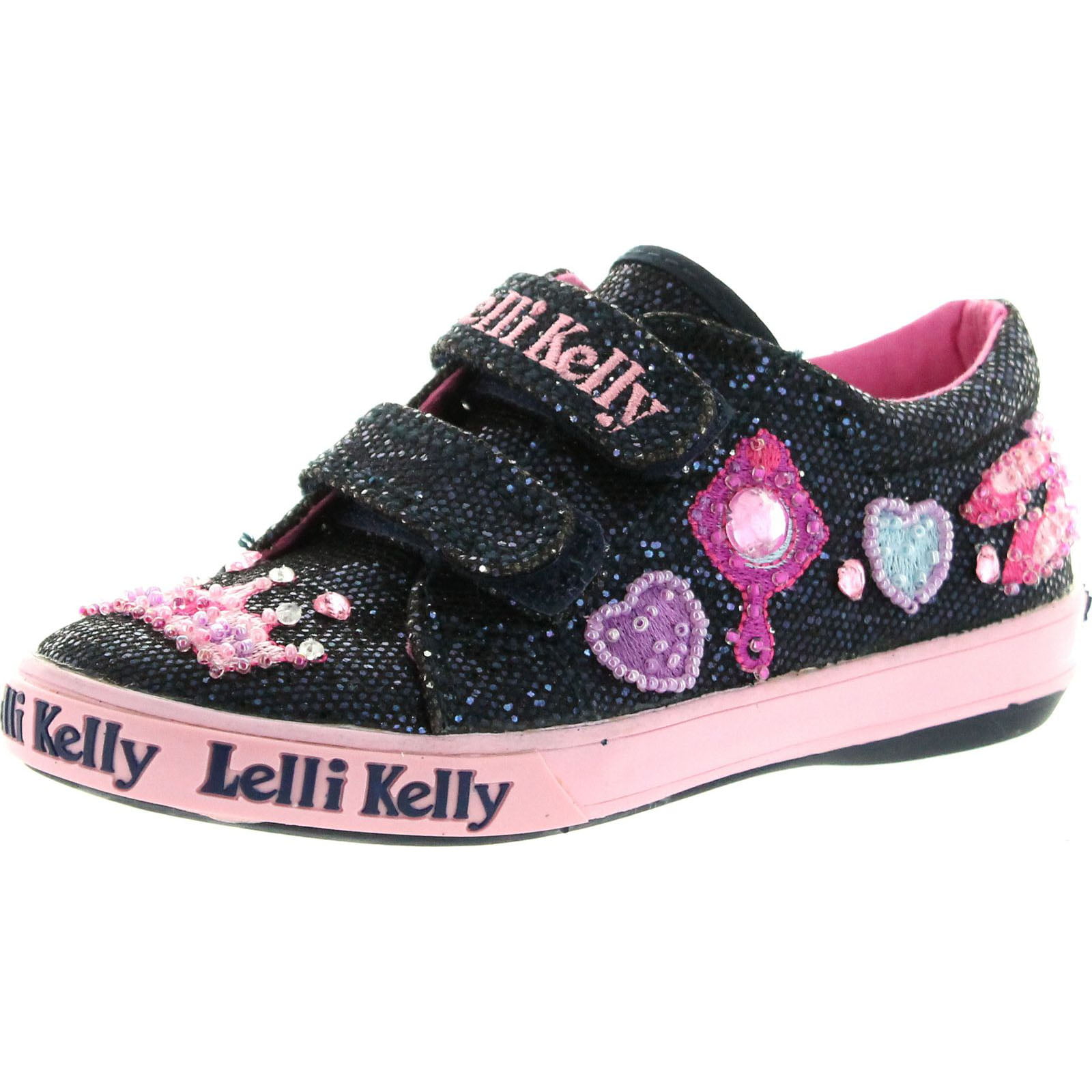 Lelli Kelly Girls LK8118 Glitter Canvas 