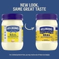 thumbnail image 3 of Hellmann’s Real Mayonnaise Condiments, 15 fl oz Jar, 3 of 13
