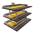 thumbnail image 2 of 1/64 Modelo de Diecast Organizador de automóviles Desktop Decoración Diseño de fondos de estacionamiento Fuerra de estacionamiento para coleccionistas American 3 capa, 2 of 8