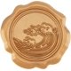 thumbnail image 1 of 60 pegatinas adhesivas de lacre con forma de ondas, autoadhesivas, doradas, vintage, para sobres., 1 of 7
