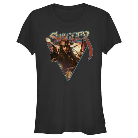 Junior s Pirates of the Caribbean: Curse of the Black Pearl Jack Sparrow Swagger Graphic Tee Black Large Junior s Pirates of the Caribbean: Curse of the Black Pearl Jack Sparrow Swagger Graphic Tee Black Large