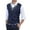 a-Dark Blue8021, variant on Mens Sweater Vest Cable Knit V Neck Sweater Vest With Contrast Trim Sleeveless Relaxed Fit Casual Jumper For Daily Office Outdoor Wear Trendy Knitwear
