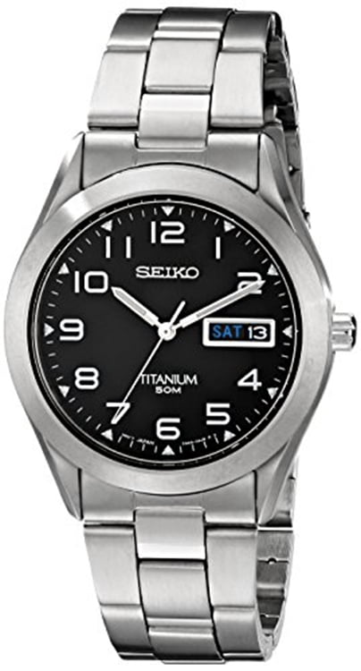 seiko men's sgg711 titanium watch