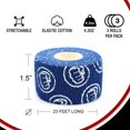 thumbnail image 2 of Cinta atlética para hook grip de halterofilia WOD Nation, paquete de 12, azul, 2 of 7