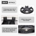 thumbnail image 3 of 4 Pack 17 inch Wheel Cover Hubcap Compatible with Toyota Rav4 2013 2014 2015 2016 2017 2018,Snap-on Installation,Lacquer, 3 of 7