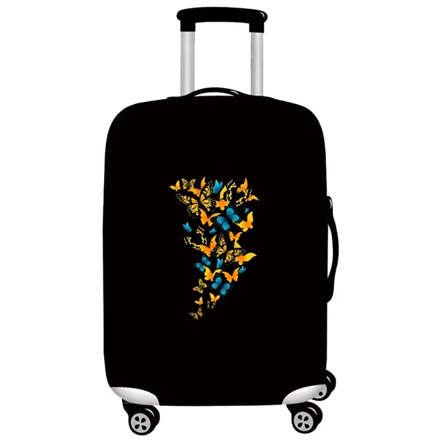 Housse de Protection pour Bagages Accessoires de Voyage Valise Anti-Poussière Résistante à l'Usure Série Papillon Étui de Protection Mode 2024 8Butterfly024 L