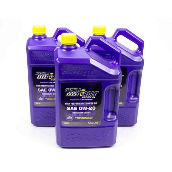 Royal Purple Synthetic Motor Oil 0W-20, 5 qt (3 Pack)
