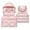 Pink, variant on EnJoCho Girls Puffer Vest Metallic Shiny Sleeveless Hooded Jacket Toddler Kids Winter Lightweight Reflective Gilet Waistcoat Padded Quilted Vest Winter Wear Outdoor Activewear