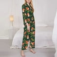 thumbnail image 3 of Balery Forest Squirrel Pattern Pajama Sets for Women Long Sleeve 2 Piece Sleepwear Loungewear Sets Soft PJ's with Pockets Long Sleeve Comfy Pj Sets-XX-Large, 3 of 7