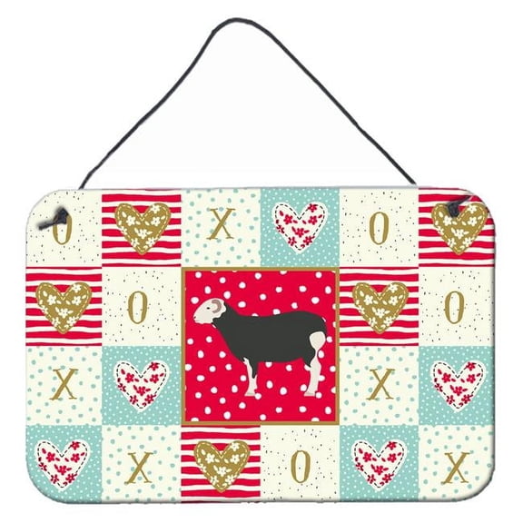 Carolines Treasures CK5397DS812 8 x 12 in. Herwick Sheep Love Wall or Door Hanging Prints