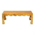 thumbnail image 2 of bali & pari Huxley Modern and Contemporary Natural Real Burl Wood Coffee Table, 2 of 3