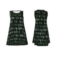 thumbnail image 7 of KLL Hieroglyphic Symbols Pattern Womens Summer Dresses 2025,Loose Round Neck Sleeveless Sundresses Tank Dresses with Pockets, 7 of 7