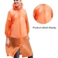 thumbnail image 4 of 2 juegos de impermeable de una sola pieza para senderismo al aire libre, impermeable no desechable para adultos, impermeable transpirable grueso de EVA, 4 of 5