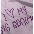 thumbnail image 5 of I Love My Big Brother Younger Sibling Toddler Boy Girl T Shirt Infant Toddler Brisco Brands 12M, 5 of 6