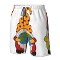 thumbnail image 4 of Salouo Gnomes Are Holding School Supplies Pattern Swim Trunks for Men,Men's Hawaiian Bathing Suit Swimsuits Quick Dry Swimming Board Shorts Beach Shorts with Pockets-3X-Large, 4 of 6