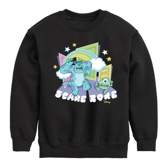 Monsters Inc. - Scare Zone In The Clouds - Toddler & Youth Crewneck Fleece Sweatshirt