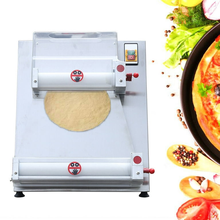 INTBUYING® Pizza Making Rolling Machine Electric Pizza Dough Roller Sheeter  110V