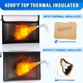thumbnail image 5 of Diversion Book Safe with 4200°F Fireproof Money Bag and Combination Lock, 10.5" x 7.9" x 2.5" Fake Book Hidden Storage Safe, Hollow Secret Portable Metal Storage Box for Cash, Valuables, 5 of 8