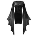 thumbnail image 6 of Gothic Dress Women Mesh Lace Carnival Party Tunic Slim Merry Christmas Outfit for Festivals and Celebrations, 6 of 8