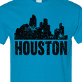 thumbnail image 4 of Inktastic Houston Skyline Grunge T-Shirt, 4 of 5