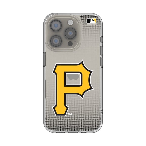Pittsburgh Pirates Linen Logo iPhone Clear Case