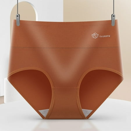 Ladies Underwear Panties  Xunlbb High-waisted Cotton Briefs For Women With Belly And Hip Lift