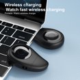 thumbnail image 2 of Cargador inalámbrico Mini Dock Cargador Smartwatch para Apple Watch 8 7 (TIPO C Negro), 2 of 9