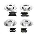 thumbnail image 3 of PowerStop Front and Rear Z23 Evolution Sport Carbon-Fiber Ceramic Brake Pad and Drilled & Slotted Rotor Kit Fits: FORD Select Models K1867, 3 of 10