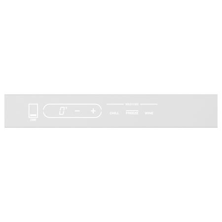 Monogram - 106-Bottle Built-In Dual Zone Wine Cooler - Stainless steel