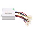 thumbnail image 1 of Bike Motor Controller, 48V 350W Marked Connectors Aluminum Alloy Singlechip Brush Motor Controller  for Conversion, 1 of 8