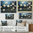 thumbnail image 4 of Designart "Deep Blue Nighttime Buttercups" Buttercups Picture Framed Wall Decor, 4 of 5
