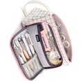 thumbnail image 5 of Una caja de lápices del tamaño de una palma en polvo de flor de cerezo, bolsa de almacenamiento de 25x15x3 cm, bolsa de papelería, regalos para estudiantes de secundaria, niñas, adultos y adolescentes oso de fresa Electrónica, 5 of 5