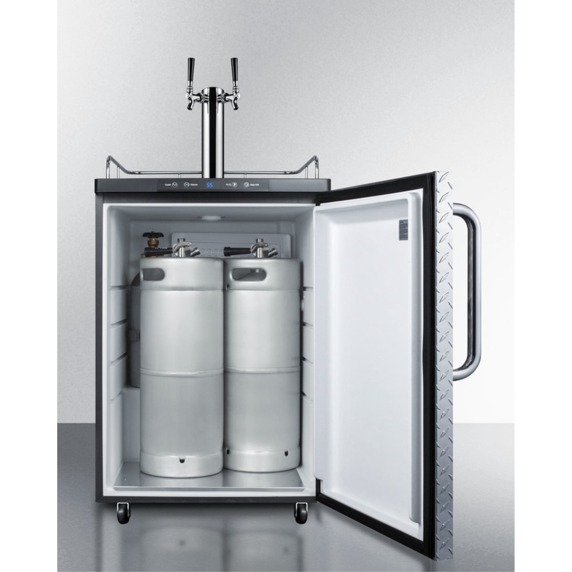 Summit Freestanding Residential Beer Dispenser SBC635MDPLTWIN